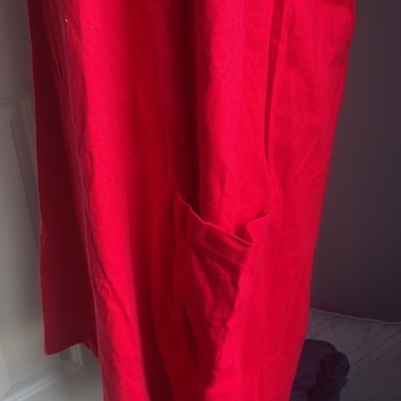 NWT Laurel Burch dress small Medium Rare Rainbow Giraffe Red tank dress - Picture 3 of 9